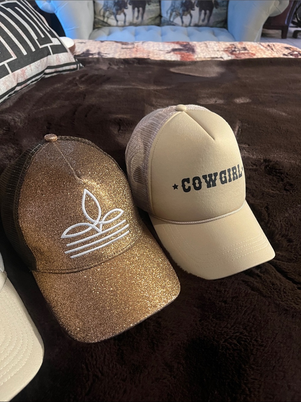 4 cowgirl ball caps - Picture 8 of 10